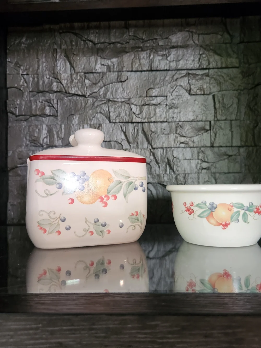 Corelle Abundance 7oz Bowl And Matching Napkin Holder